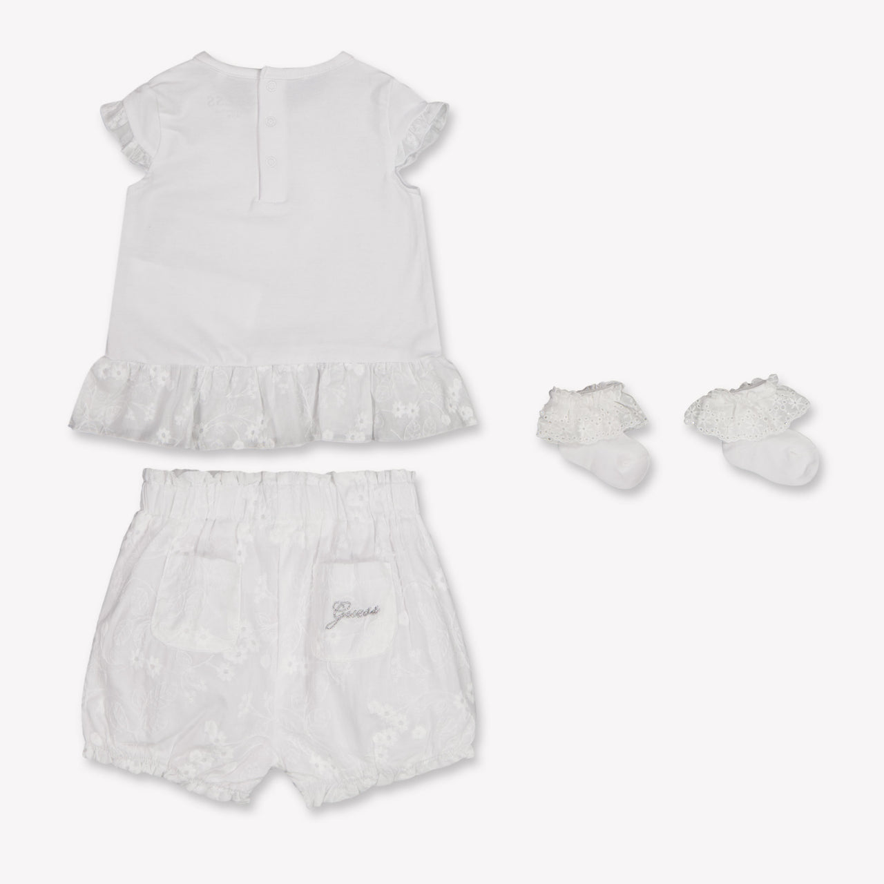 Guess bebe Chicas Establecer en Blanco