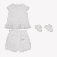 Guess bebe Chicas Establecer en Blanco