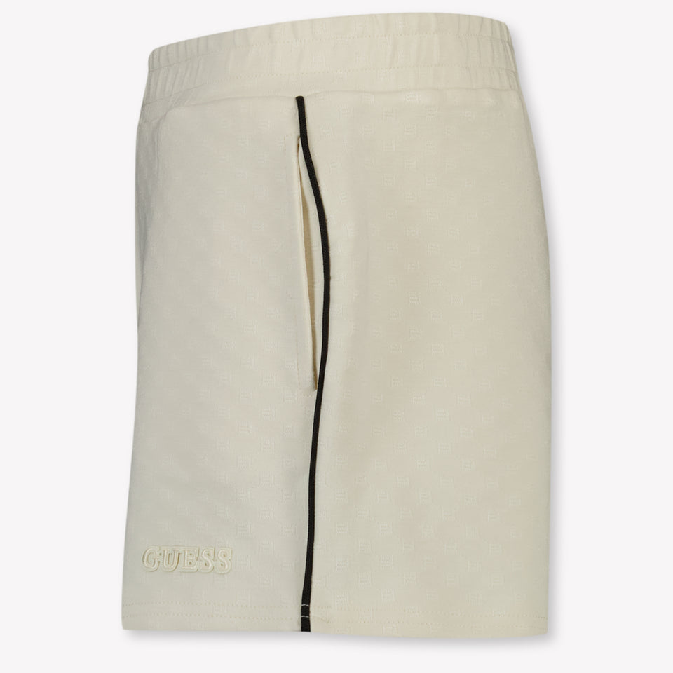 Guess Kids Girls Shorts In OffWhite