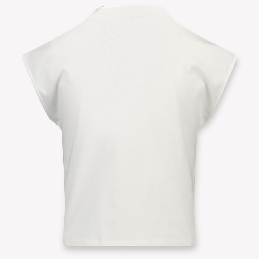 Guess Enfants Filles T-shirt en blanc cassé