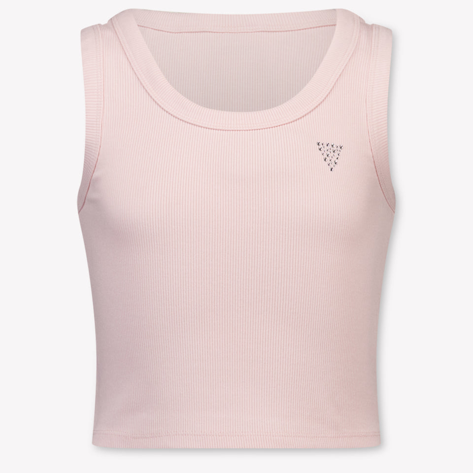 Guess Kids Girls T-Shirt In Light Pink