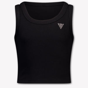 Guess Enfants Filles T-shirt dans Noir
