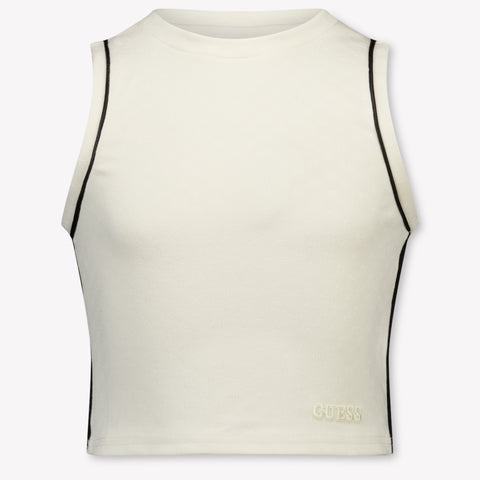 Guess Kids Girls T-Shirt In OffWhite