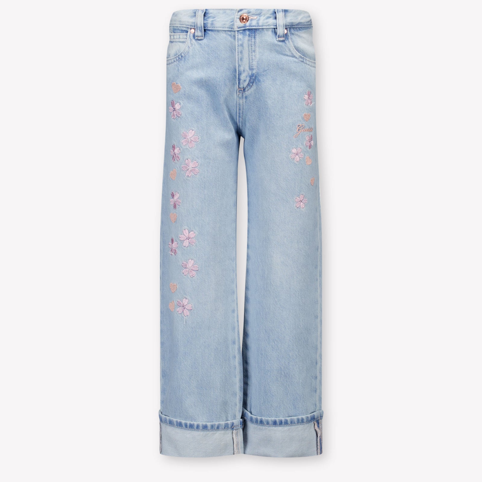Guess Enfants Filles Jeans dans Bleu Clair