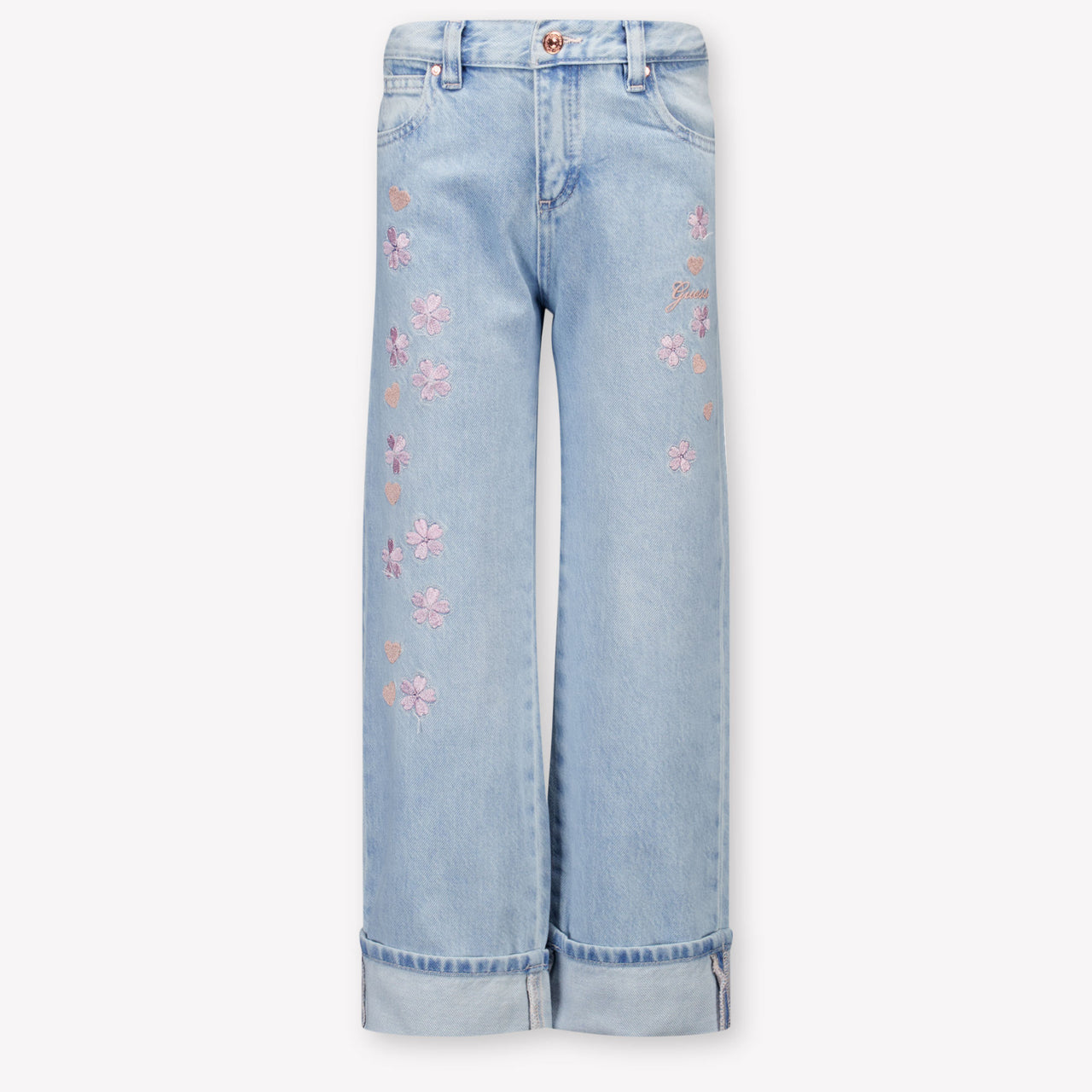 Guess Bambini Ragazze Jeans Dentro Azzurro