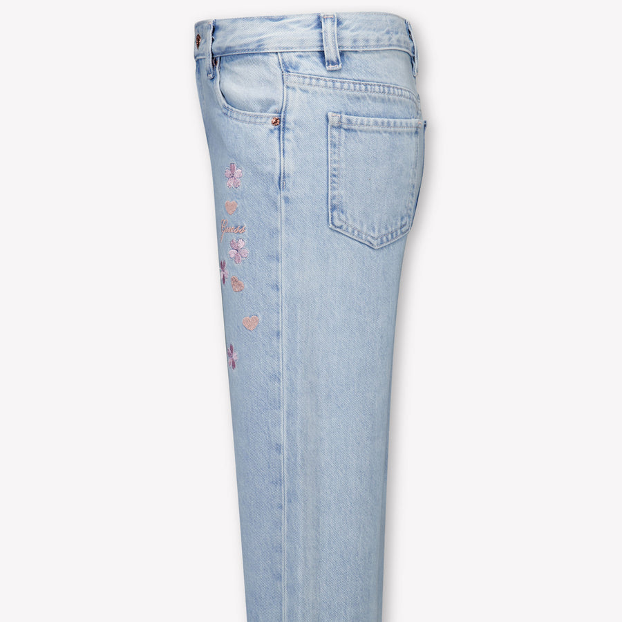 Guess Bambini Ragazze Jeans Dentro Azzurro