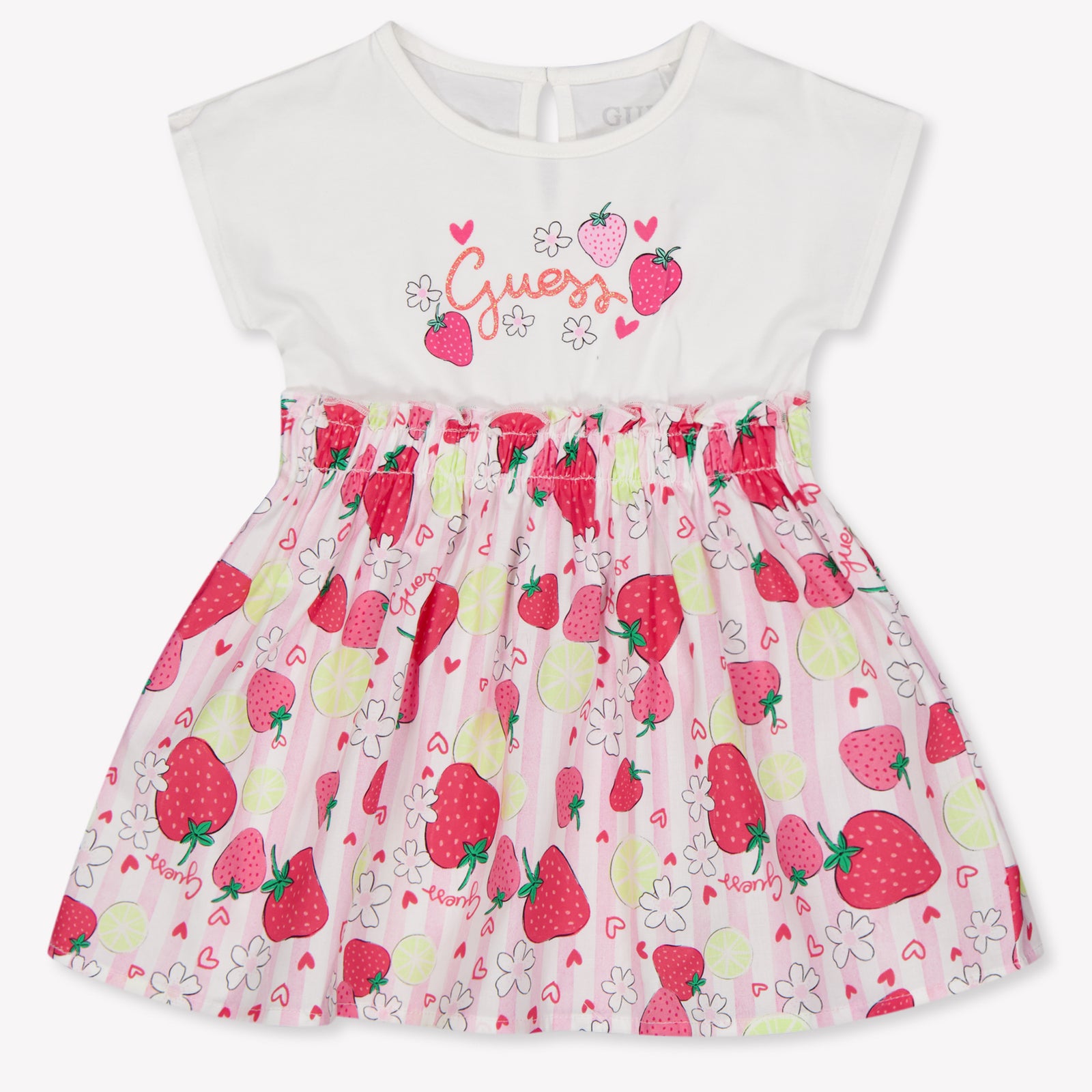 Guess Baby Girls Dress In Pink