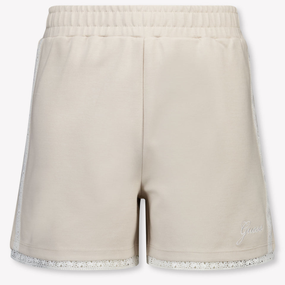 Guess Kinder Meisjes Shorts In Licht Beige