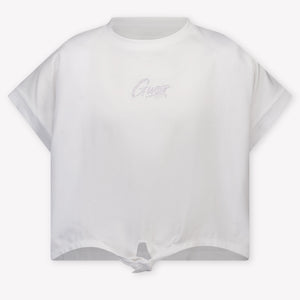 Guess Kinder Meisjes T-Shirt In Wit