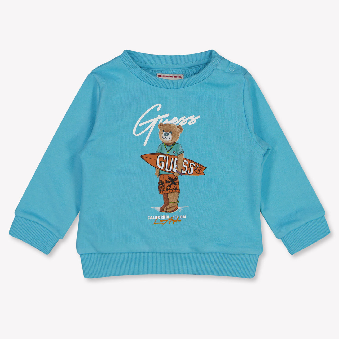 Guess Bébé Garçons Pull En Turquoise