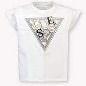 Guess Bambini Ragazze Maglietta dentro Bianco