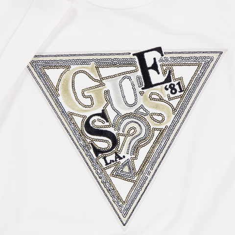 Guess Bambini Ragazze Maglietta dentro Bianco