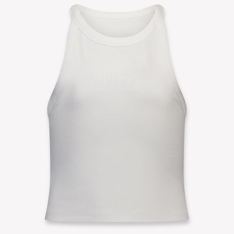 Guess Enfants Filles T-shirt dans Blanc