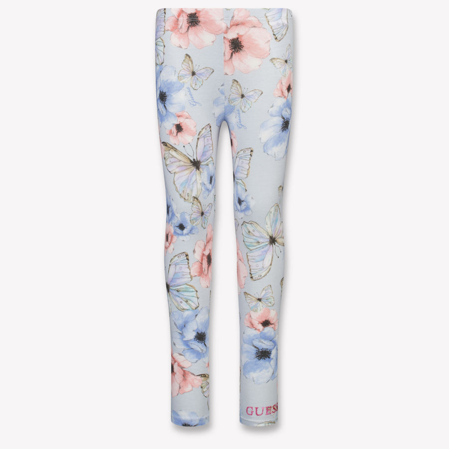 Guess Enfants Filles Leggings dans Bleu Clair
