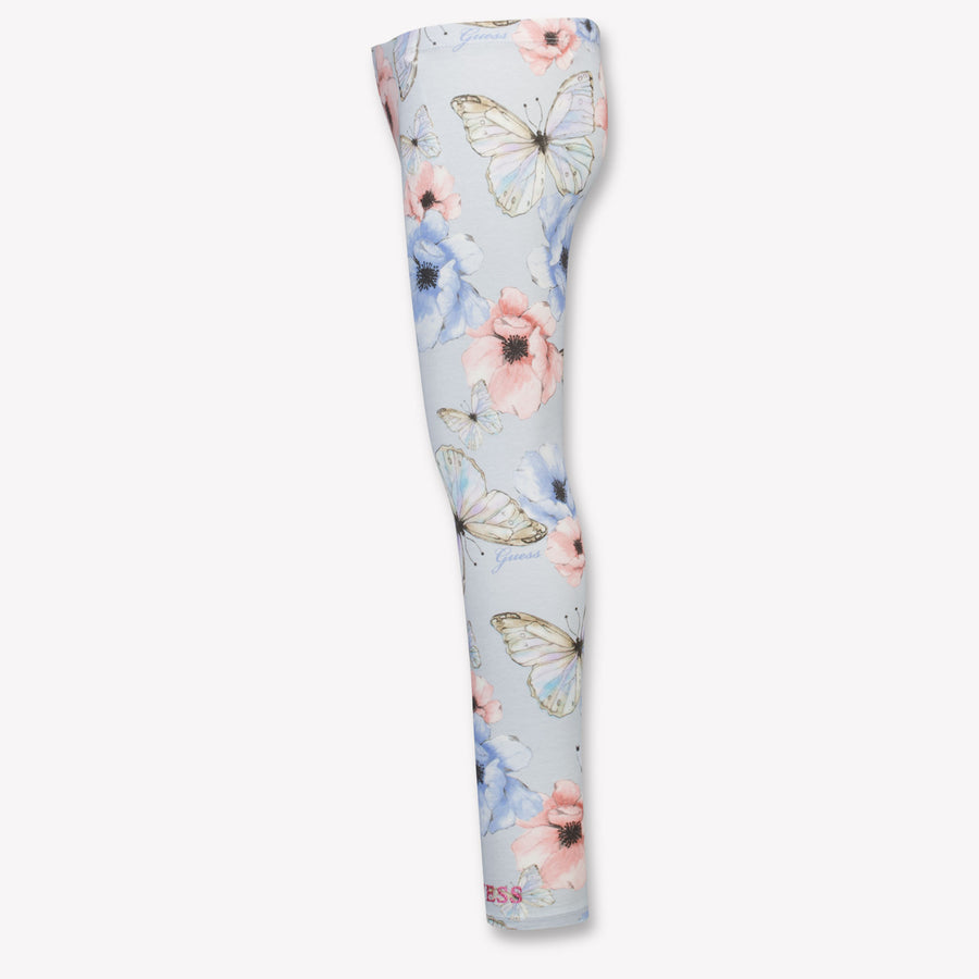 Guess Enfants Filles Leggings dans Bleu Clair