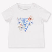 Guess Baby Mädchen T-Shirt In Weiß