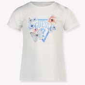 Guess Bambini Ragazze Maglietta dentro Bianco