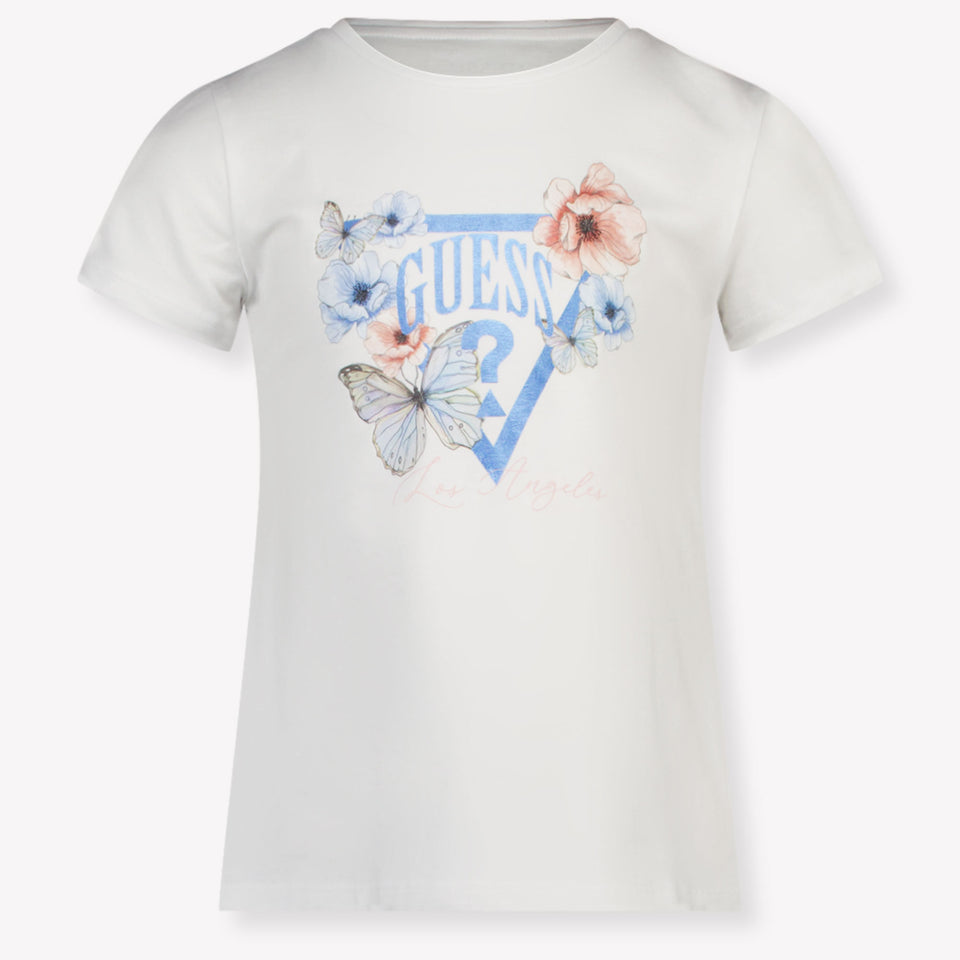 Guess Bambini Ragazze Maglietta dentro Bianco