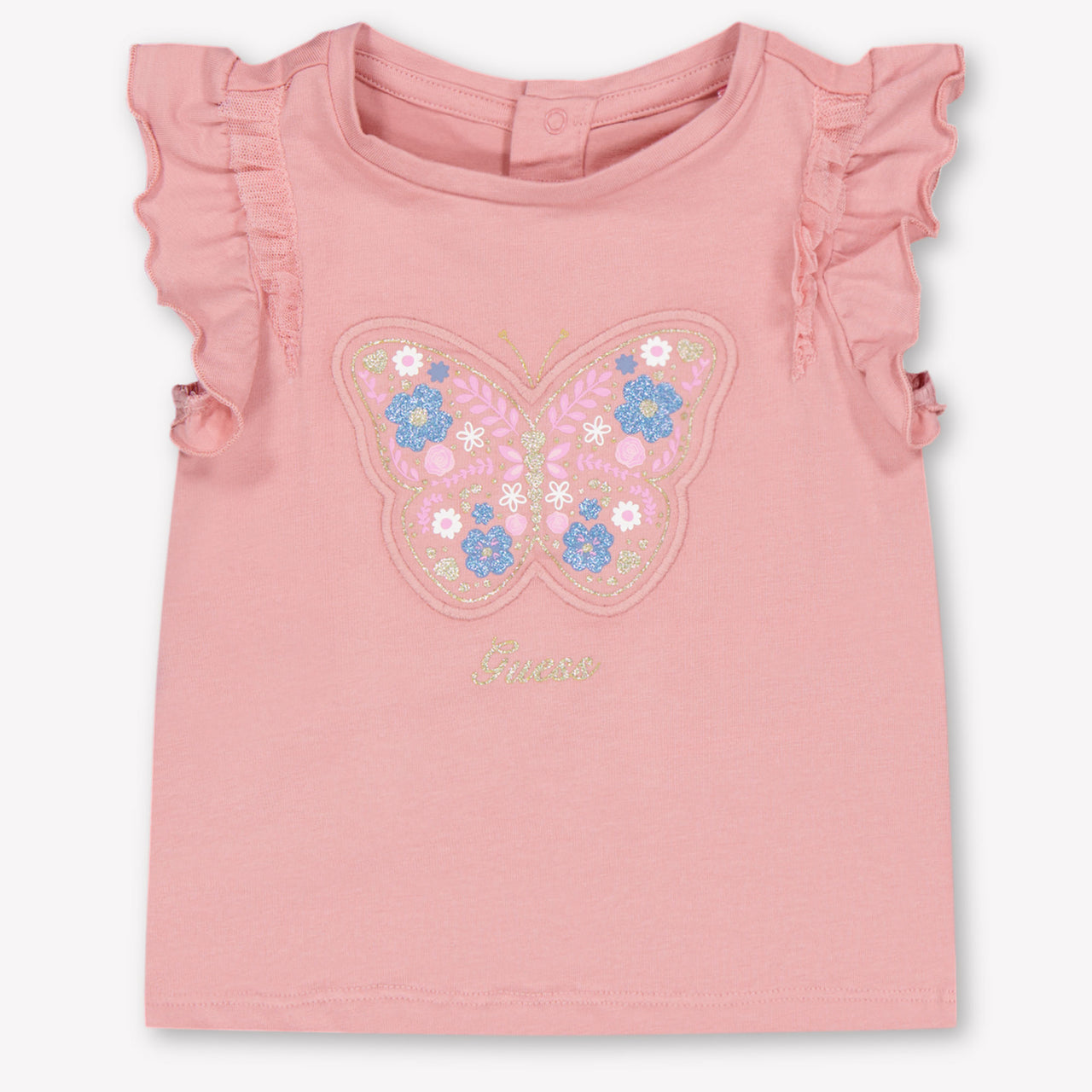 Guess Bambino Ragazze Maglietta dentro Rosa Antico