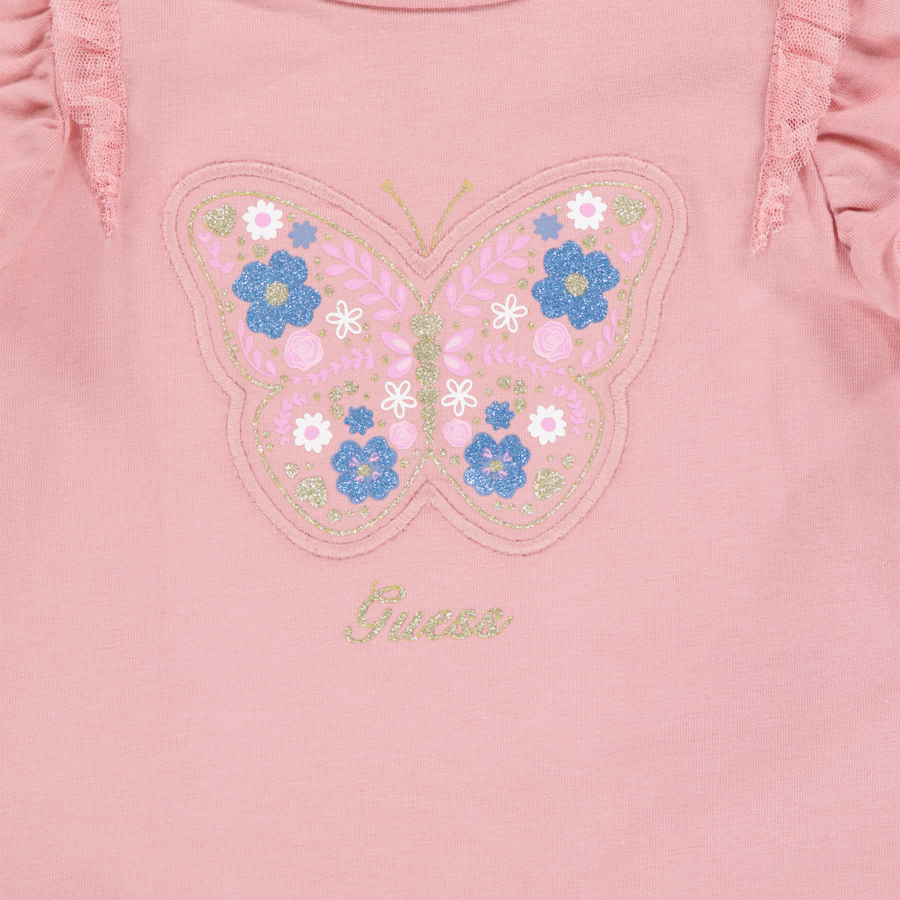 Guess Bambino Ragazze Maglietta dentro Rosa Antico