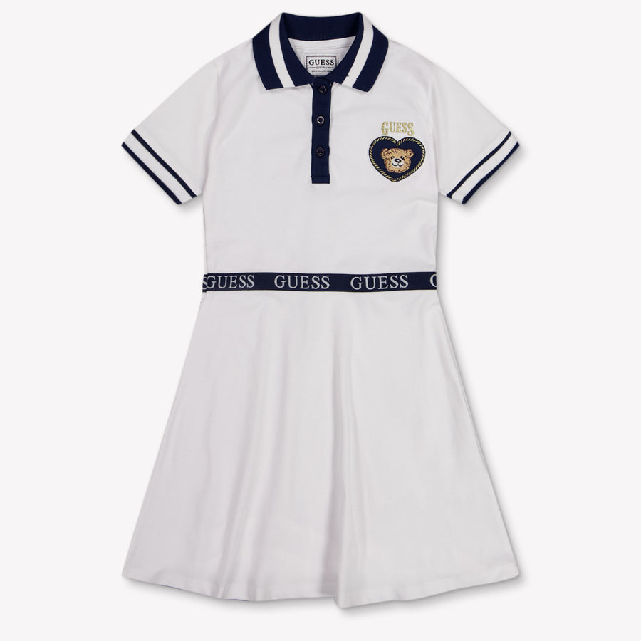 Guess Mädchen Kleid in Weiß