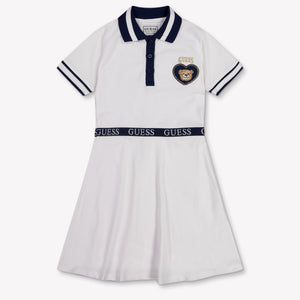 Guess Kinder Meisjes Jurk In Wit