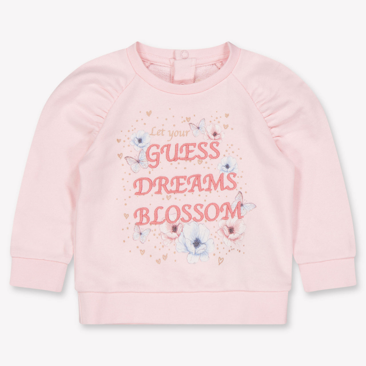 Guess Bébé Filles Pull en Rose Léger