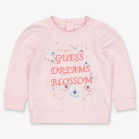 Guess Bébé Filles Pull en Rose Léger