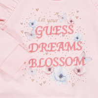 Guess Bébé Filles Pull en Rose Léger