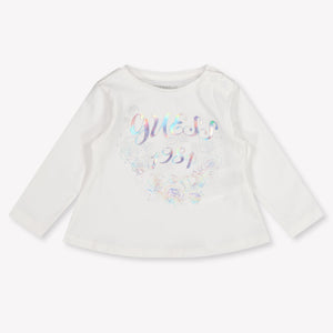 Guess Bébé Filles T-shirt dans Blanc