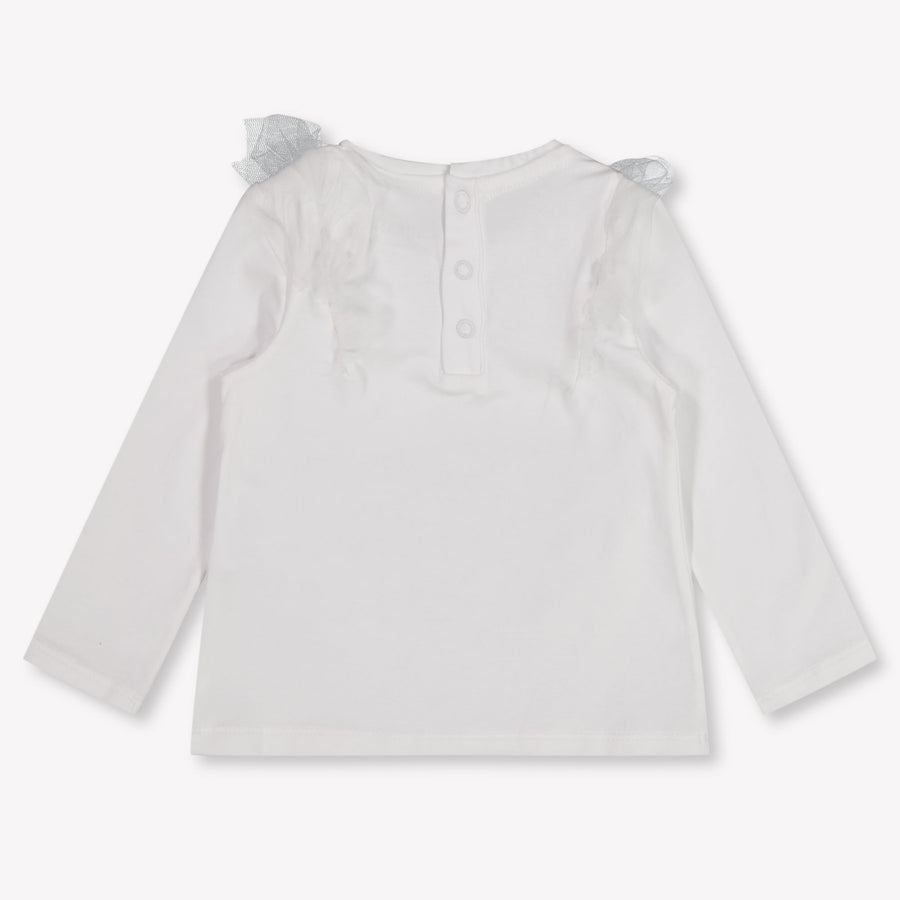 Guess bebe Chicas Camiseta adentro Blanco