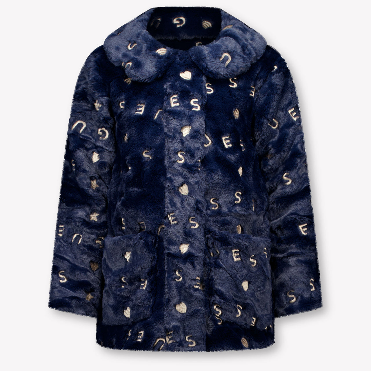 Guess Kids Girls Jackets In Navy