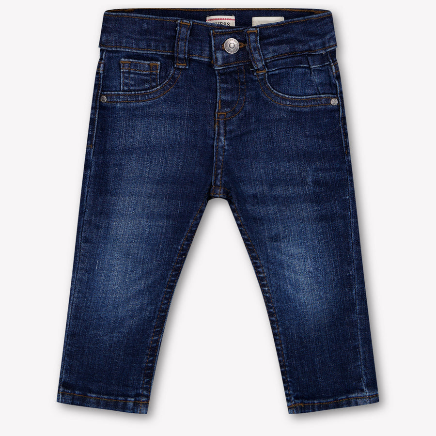 Guess Baby Boys Jeans In Blue