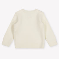 Guess Bébé Filles Pull en blanc cassé