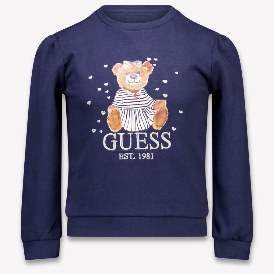 Guess Bambini Ragazze Maglione dentro Navy