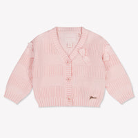 Guess Baby Girls Cardigan In Light Pink