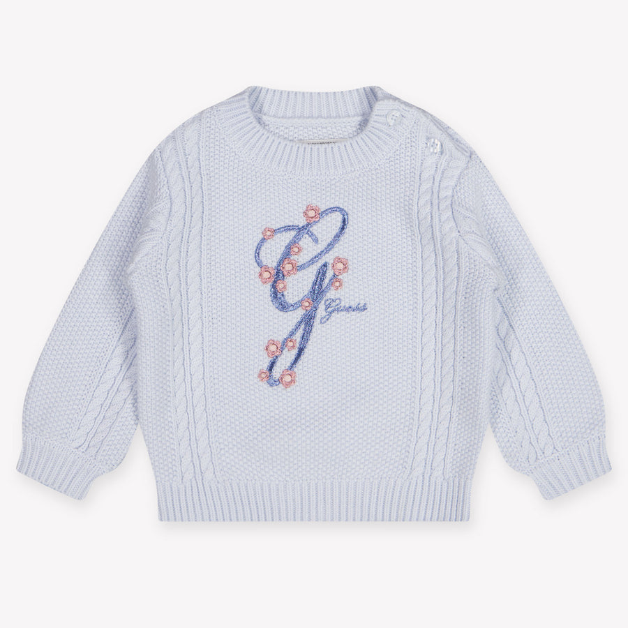 Guess Baby Mädchen Pullover In Hellblau