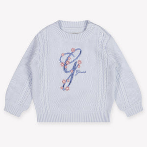 Guess Baby Mädchen Pullover In Hellblau