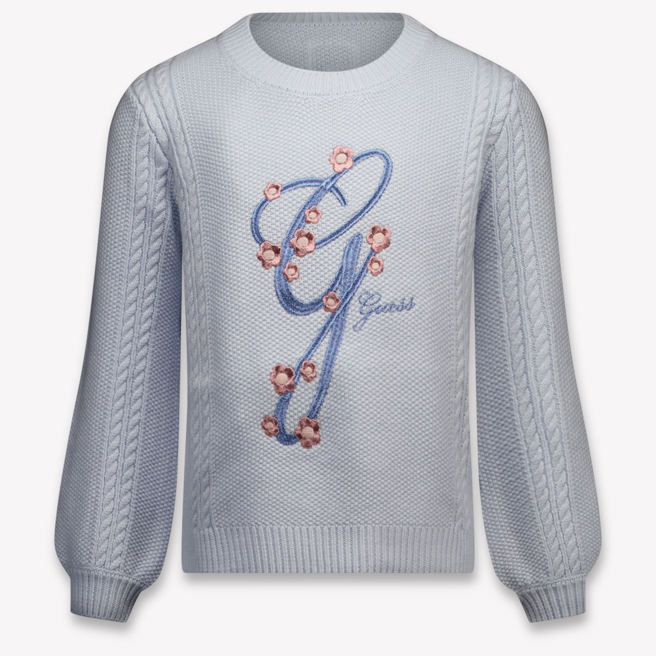 Guess Mädchen Pullover in Hellblau