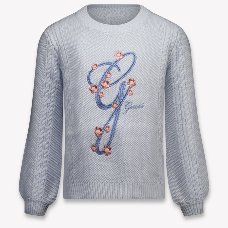 Guess Mädchen Pullover in Hellblau