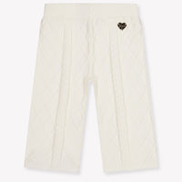 Guess Bébé Filles Pantalon en blanc cassé
