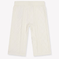 Guess Bébé Filles Pantalon en blanc cassé