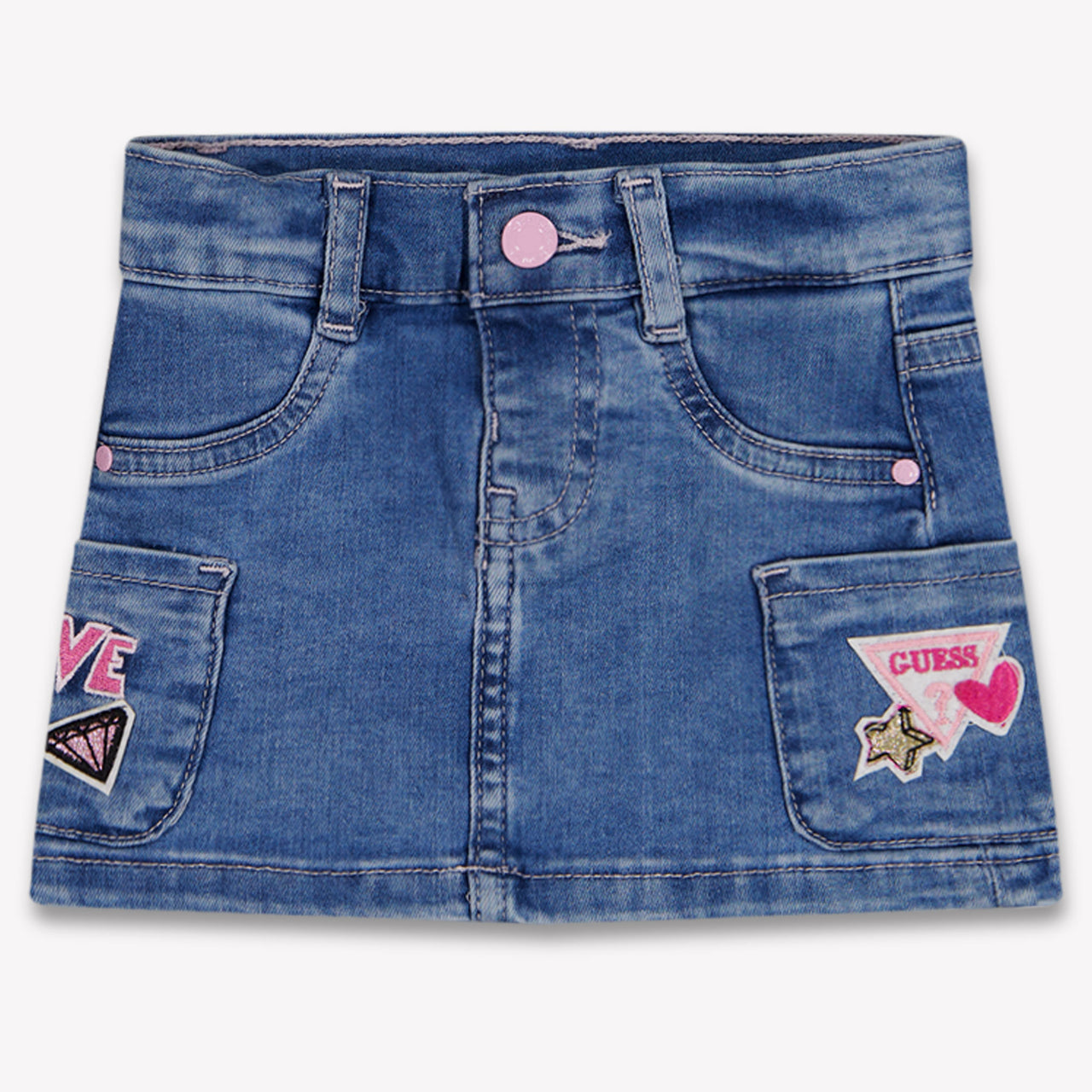 Guess Baby Girls Skirt In Jeans
