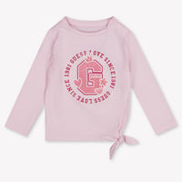 Guess Bambino Ragazze Maglietta dentro Rosa Chiaro