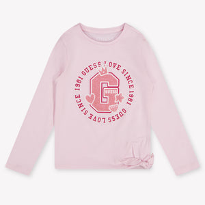 Guess Kinder Mädchen T-Shirt In Hellrosa
