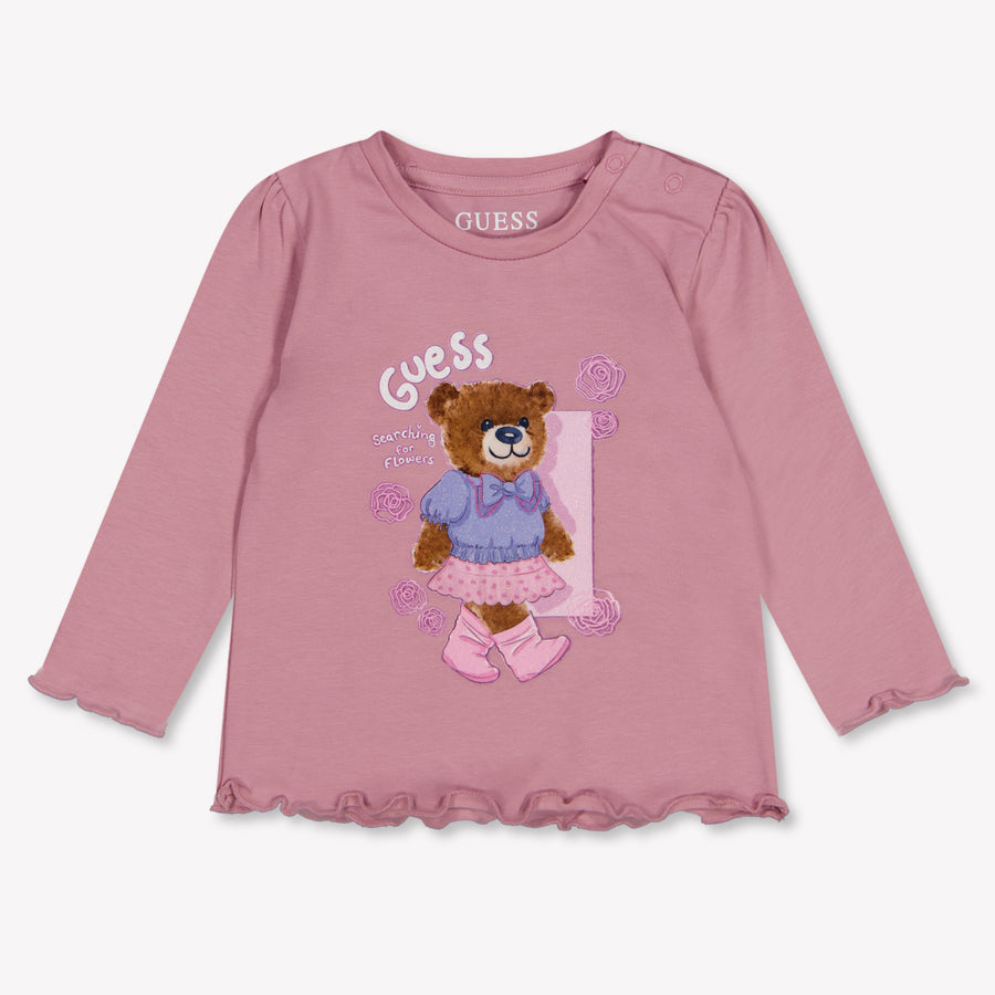Guess Bébé Filles T-shirt dans Rose
