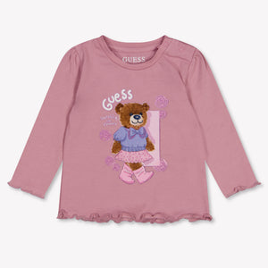 Guess Bambino Ragazze Maglietta dentro Rosa