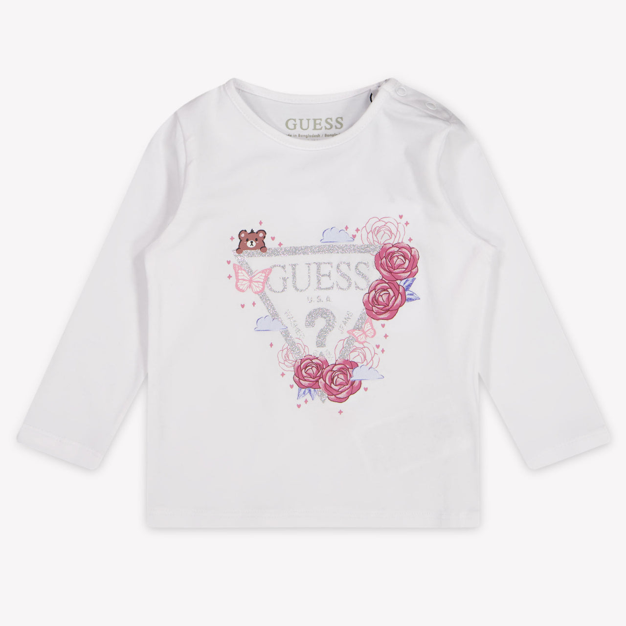 Guess bebe Chicas Camiseta adentro Blanco