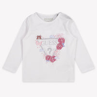 Guess bebe Chicas Camiseta adentro Blanco