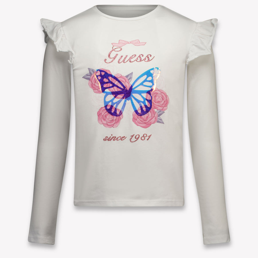 Guess Mädchen T-Shirt in Weiß